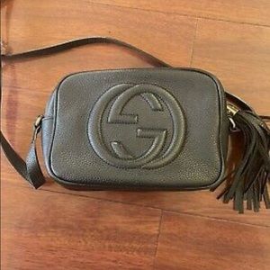 Gucci black disco bag